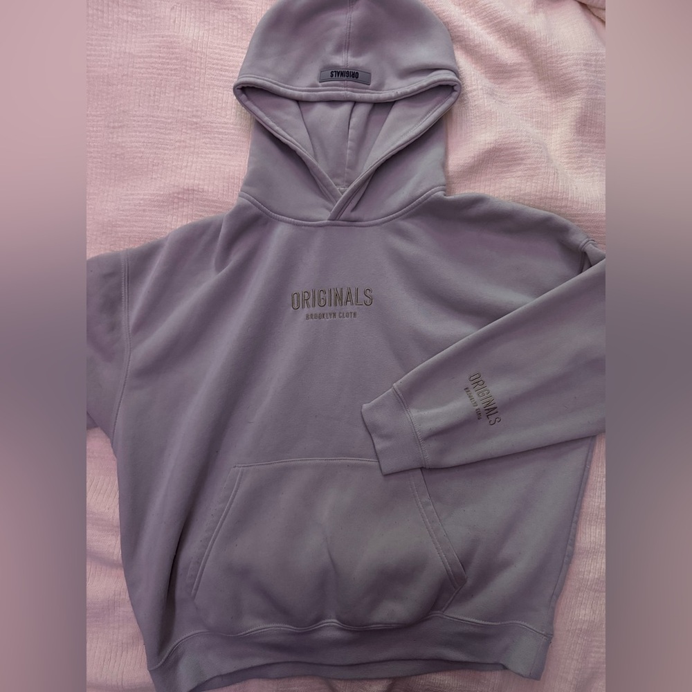 Brooklyn Cloth Originals hoodie  - Light Gray